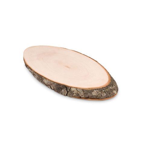 Ovale houten borrelplank